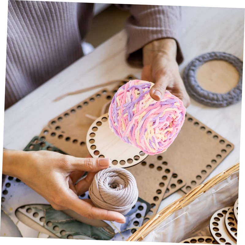 IWOWHERO 1Roll Household Crochet Yarn Supple Worsted Weight Yarn for