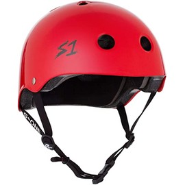 S1 Lifer Helmet for Skateboarding, BMX, and Roller Skating - Bright Red Gloss XXX-Large (23.5")