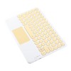 Bluetooth Keyboard Touchpad Round Keycap with Ergonomic Design Stable Connection