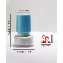 YQBOOM Trump Stamp Self Inking Stamp for Trump 2025 Rubber Stamp Red Ink Stamp for Business Office Supplies