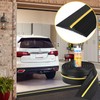MYFAMIREA 12FT Garage Door Bottom Threshold Seal Strip with 300ml