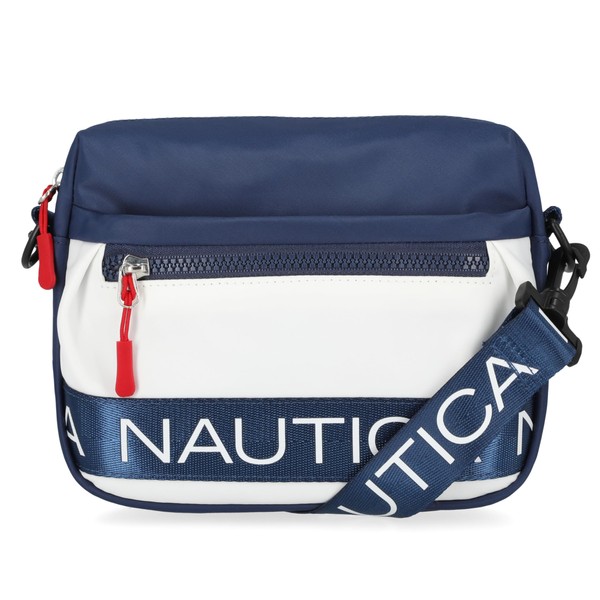 Nautica Womens Nylon Bean Bag Crossbody/Belt Bag With Adjustable Shoulder