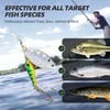 Inline Spinner Bait – Fish-Shaped Spinnerbait Lures 5-Pack, 360° Rotation
