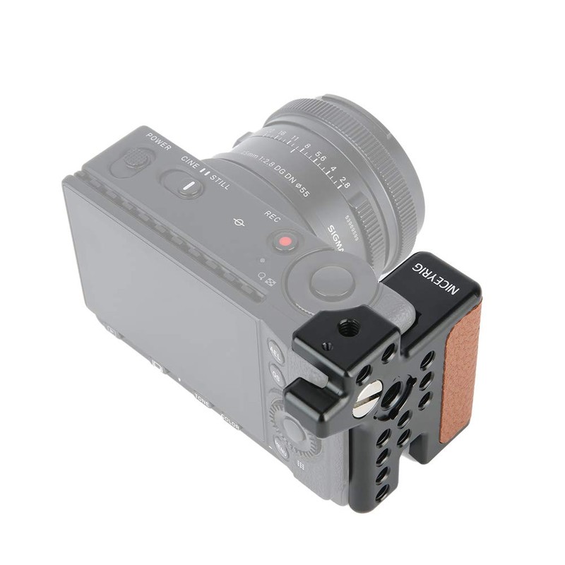 Mango Lateral,NICEYRIG Side Grip Leather Non-Slip Grip for Sigma FP