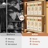 6 Pack Sheet Storage Organizer (King & Queen Size) with