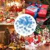Rifrpha 900 PCS Christmas Snowflake Confetti Festive Snowflake Sequins Winter