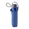 Totes MICRO MINI PURSE MANUAL UMBRELLA-MANY STYLES, Navy Pin Dot,