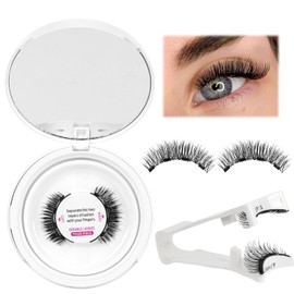 PRO LASHBEAUTY Pestañas magnéticas con aplicador, duraderas y reutilizables. Kit de 4 imanes por pieza. No necesita pegamento. Pestañas postizas resistentes al agua, sin crueldad animal, fáciles de us