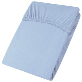 aqua-textil Viana Fitted Sheet Cotton Jersey Sheet Bed Sheet Duvet Cover