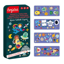 Toydea Magnetic Game Puzzle Box Space - Promotes Creativity & Fine Motor Skills | Magnetic Toy from 3 Years, Ideal Travel Game for Children | Perfect for Travel & Home