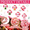 VioraWhite 60 Pcs Mini Resin Axolotl Tiny Miniature Christmas Hat