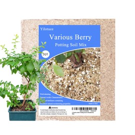 Yilotuce 2 Quarts Premium Natural Acidic Potting Soil for Blueberries, Cranberries, Raspberries, Strawberries, Berries