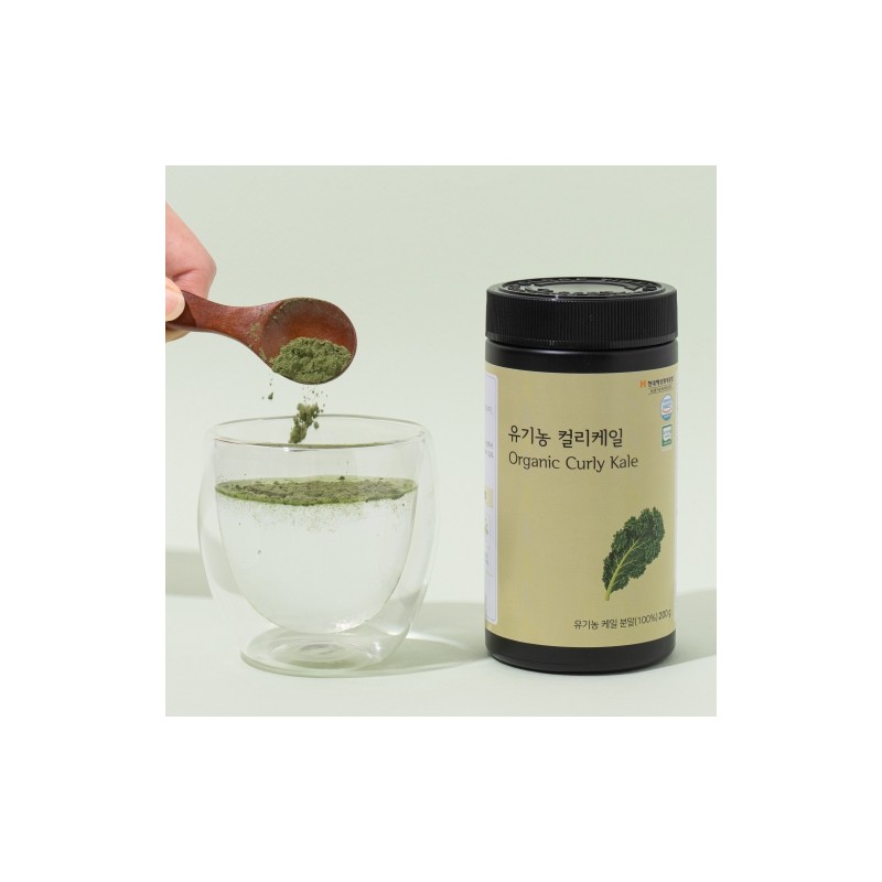 Wellus Organic Curly Kale Powder 200g / 웰러스 유기농 컬리케일