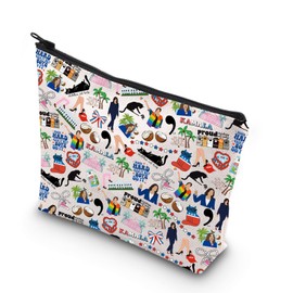 Kamala Makeup Bag Childless Cat Lady Gifts Madam President Gifts Kamala Comma La Gifts Kamala Zipper Bag (Kamala UK)