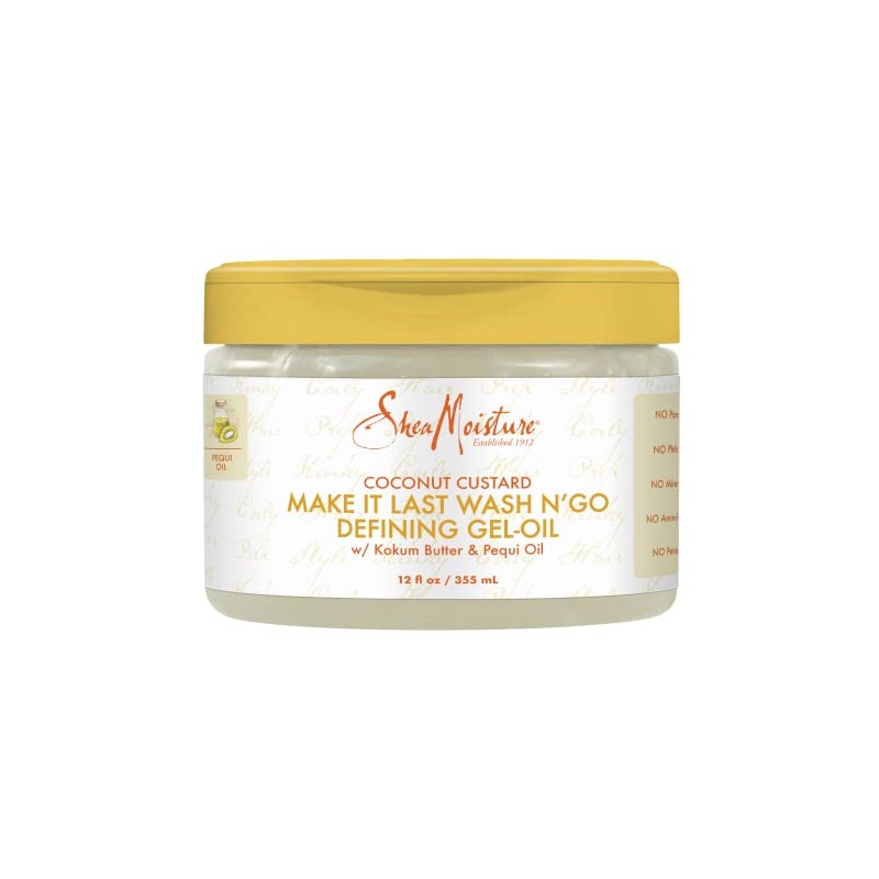 Shea Moisture Coconut Custard Make It Last Wash N Go