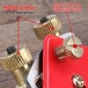 9'' Adjustable Spokeshave with Flat Base, Metal Blade Wood Working