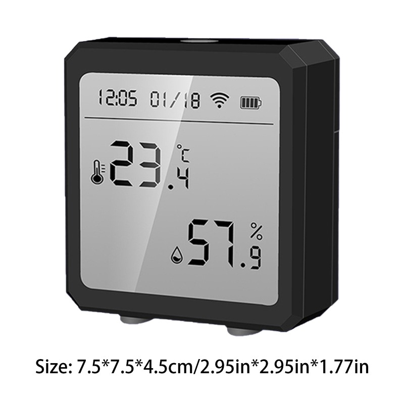 Temperature and Humidity Sensor Smart WiFi Indoor Hygrometer Thermometer with