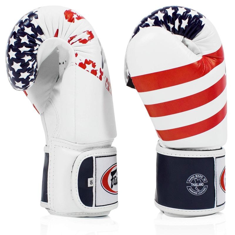 Fairtex US Flag BGV1 Muay Thai Boxing Glove - Size: