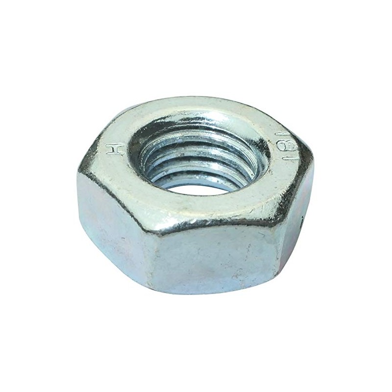 Aerzetix: 10 x M10 Hexagonal Nuts17mm H8mm DIN934 Zinc Platted