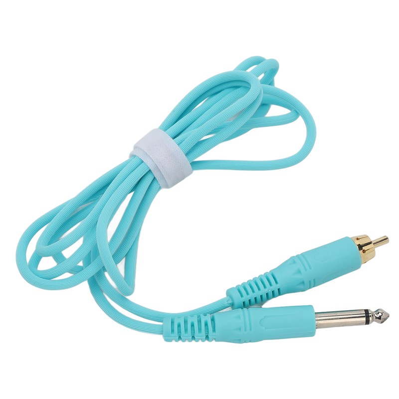 2m Length Tattoo Clip Cord RCA Interface Strong Conductivity Silicone