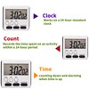 24 Hour Magnetic Timer with Digital Alarm Clock Large Screen,