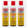 Ronson LOT of 3 RONSON Butane Fuel 290 ML 5.73 oz with universal tip adaptor