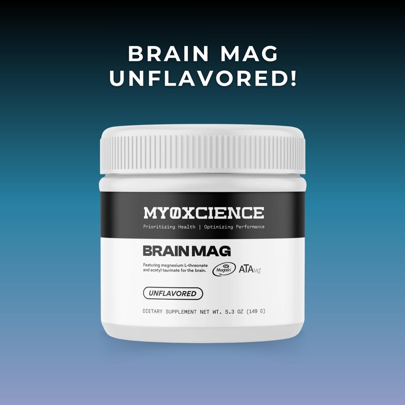 MYOXCIENCE Brain Mag | Magnesium L-Threonate Magtein & Magnesium Glycinate