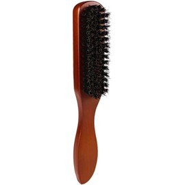1 Piece Hair Brush Bristle Hair Brush Beech Comb with Beech Handle Used for Men with Thin or Thick Hair Styling Beard Brush
