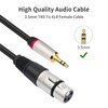 3.5mm to XLR Cable, Professional 1/8 Inch Jack Stereo to