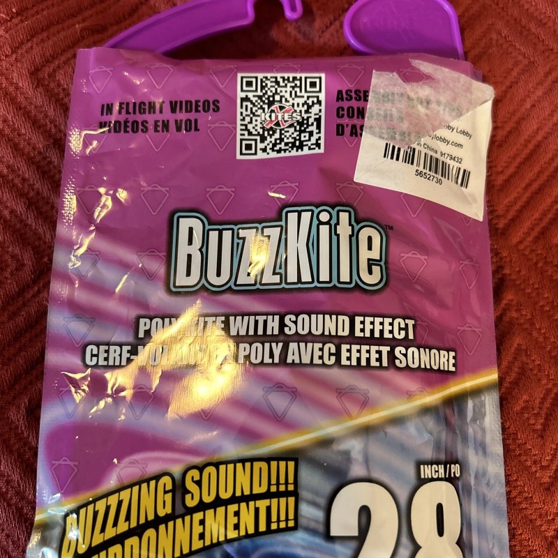 X Kites Kite Beetle 28in Buzzkite Poly W/Sound Effect SkyTails