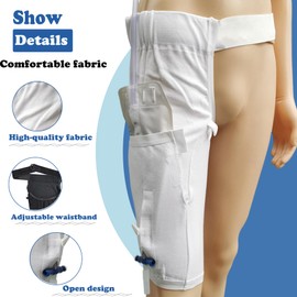 AUSTYLCO Urine Drainage Bag Holder, Catheter Leg Bag Holder,Catheter Bags Stabilization Devic,Catheter Urine Bags Holder Nephrostomy Drainage Bag Cover