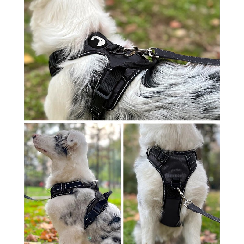 Joytale No Pull Dog Harness Medium Sized Dog, Reflective Pet