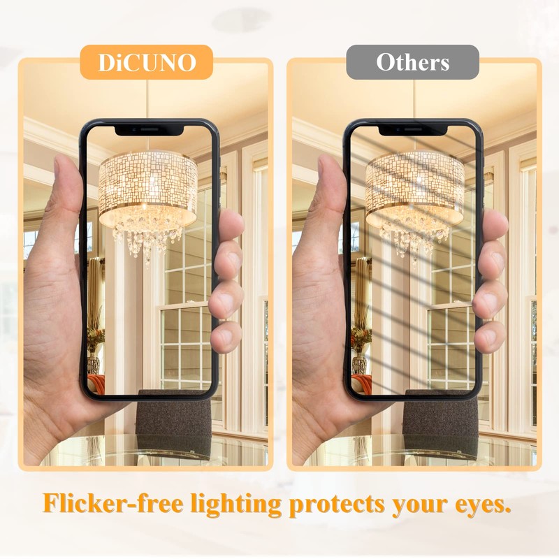 DiCUNO G9 LED Bulb, Ceramic Base Light Bulb 6W (60W