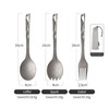 Thous Winds Titan Spork Lightweight Camping Fork Spoon, Multifunctional Portable