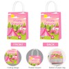 16pcs Pink Camping Paper Gift Bags Camping Girl Camping Birthday