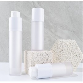 Travel Refillable Pump Bottles for Creams and Lotions - Cosmetic Dispensing Containers Hand Cream Refill 15ml 10ea