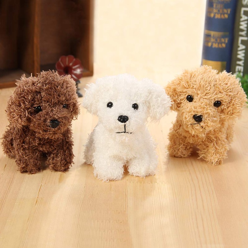 Cute Stuffed Animal Dog Plush Animal Keychain, Fashion Accessory Backpack
