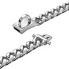 Dog Chain Collars Heavy Duty Cuban Link Silver Dog Chain