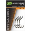 FOX Edges Spinner Rigs Size 6, Wide Gap, Long Shank,