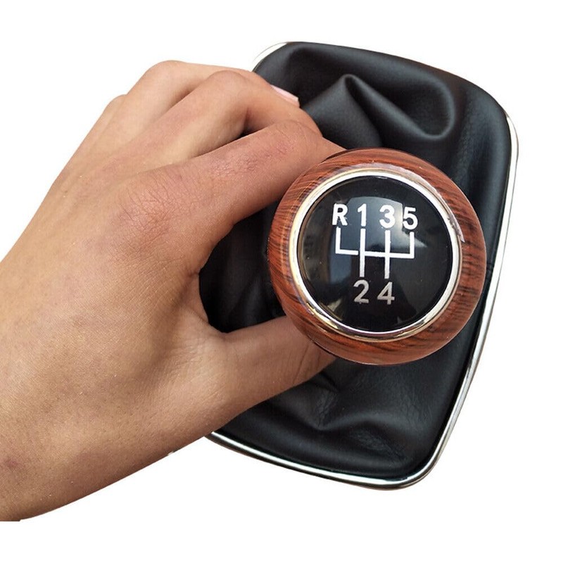 Mahogany 5 Speed Gear Shift Knob Fit for VW Bora