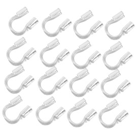 IWOWHERO 300pcs Durable Copper Jewelry Wire Guards for Necklaces Bracelets Earrings Versatile DIY Craft Accessories for Jewelry Making