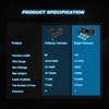 Nilight LED Pods 2Pcs 4.5Inch 42W 4200LM Round Flood Light