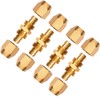 Pronese 4 Pack Soild Brass HPT Air Reusable Hose Splicer