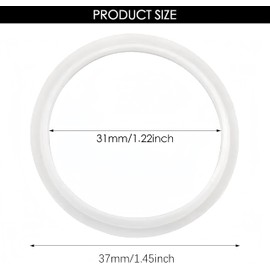 2Pcs Sink Plug SiliconeSeal Washers, Bath Plug Seal Washers，Bath Plug Replacement Silicone Seal Washers，Bathroom Pop Up Sink Plugs Replacement Washers Wash Basin Drain Plug Seal Washers 31/38mm