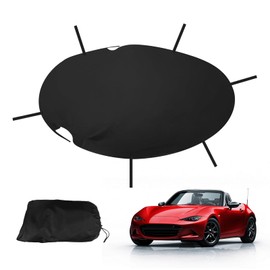 YWNYT Halbgarage Wasserdicht Autoabdeckung Ersatz für Mazda MX-5 MK1 MK2 MK2.5, 210D Oxford Soft Top Dachschutz
