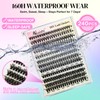 Lash Clusters Kit, DIY Cluster Eyelash Extensions 9‑16mm, 30D+40D+50D, 240pcs