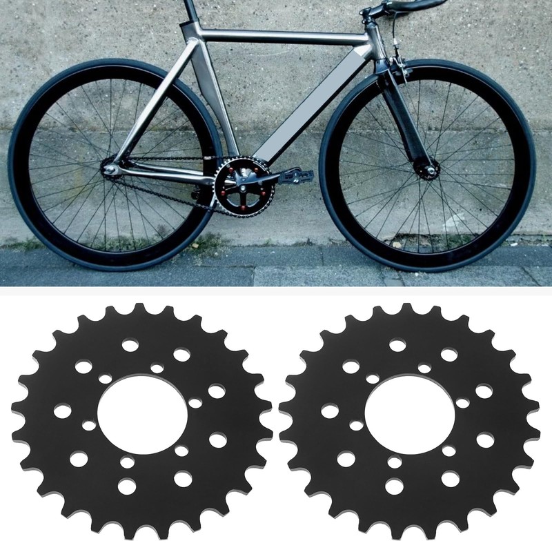 eMagTech 2 pieces 25T Bicycle Fixed Sprocket Fixed Gear Brake