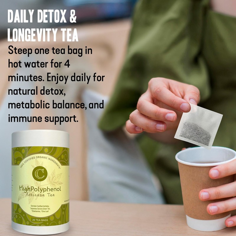 High‑Polyphenol Ashitaba Tea Blend – Demeter Certified Biodynamic U.S. Organic