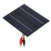 2W 12V Solar Panel with Clips Polycrystalline Silicon Solar Cell