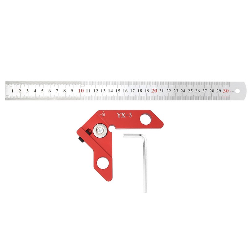 YX-3 Center Line Scriber 45 90 Degrees Angle Line Caliber